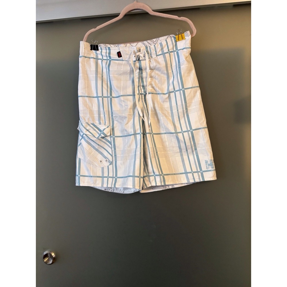Hawk‎ Mens Size M Shorts Plaid